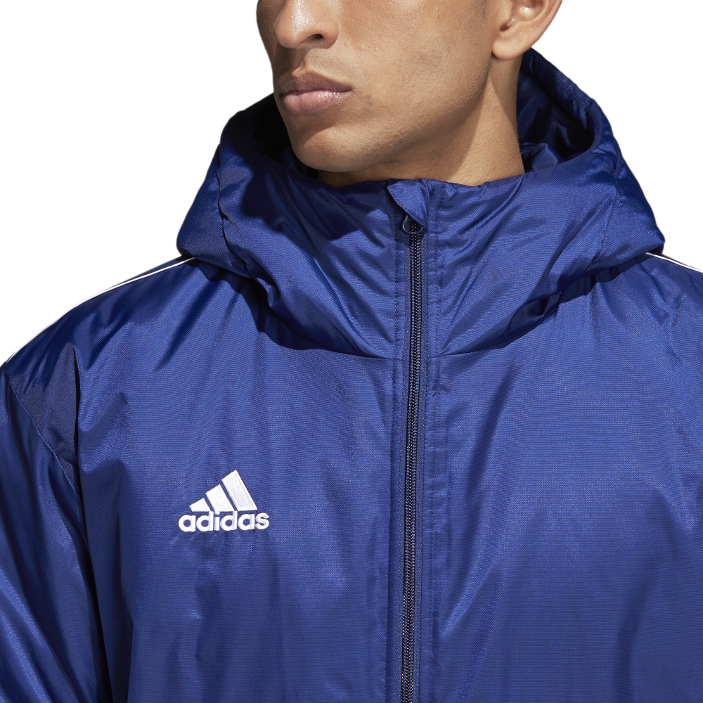 Adidas Adult Core 18 Stadium Jacket (Dark Blue/White)