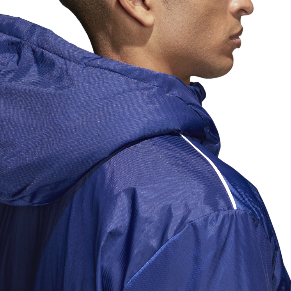 Adidas Adult Core 18 Stadium Jacket (Dark Blue/White)