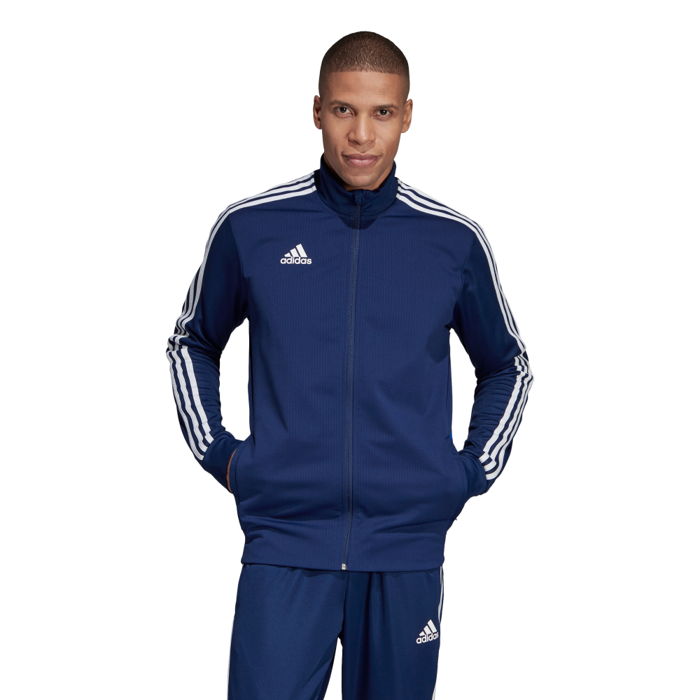 Adidas Adult Tiro 19 Training Jacket (Dark Blue/Blue/White)