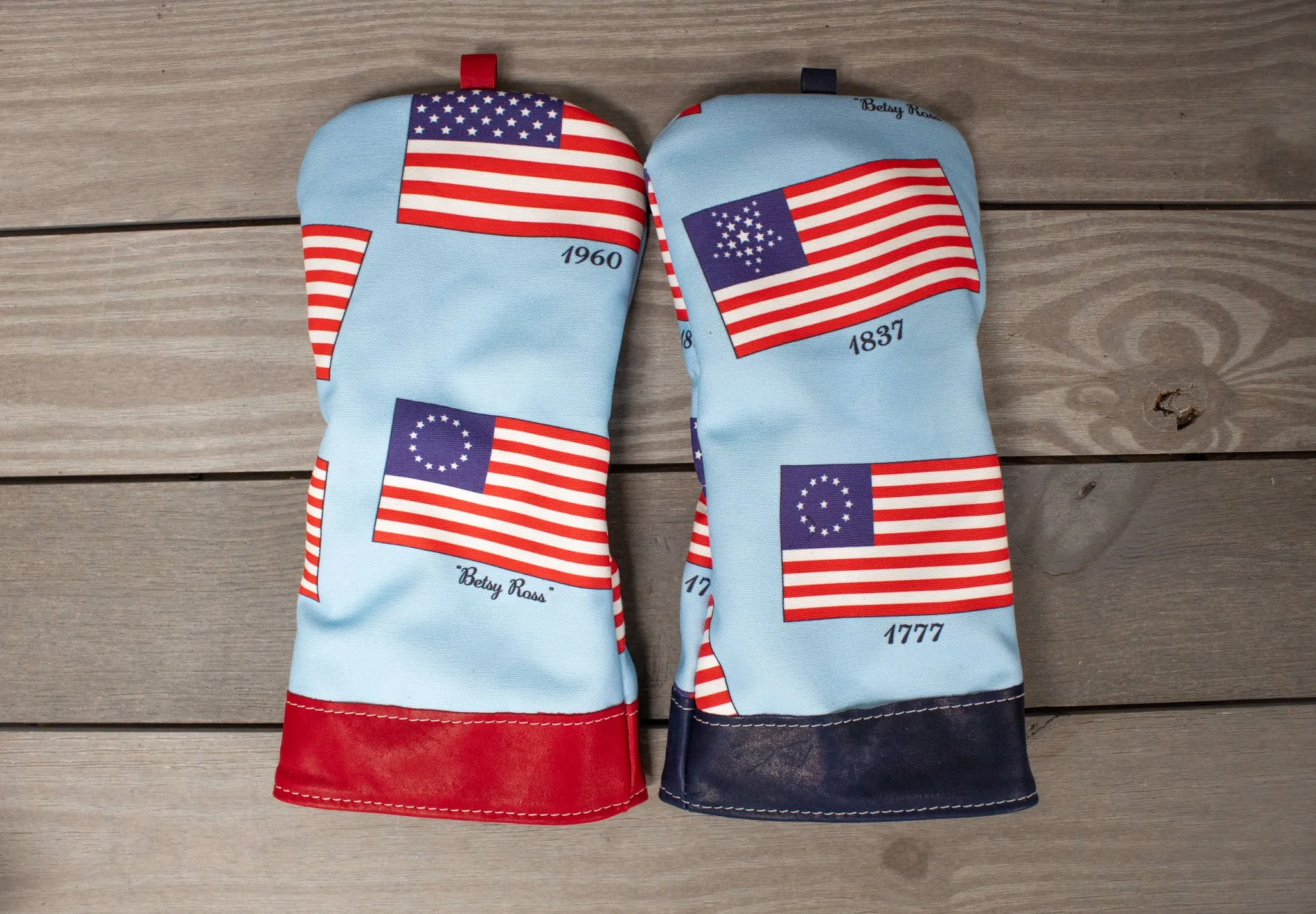 American Flag Head Covers