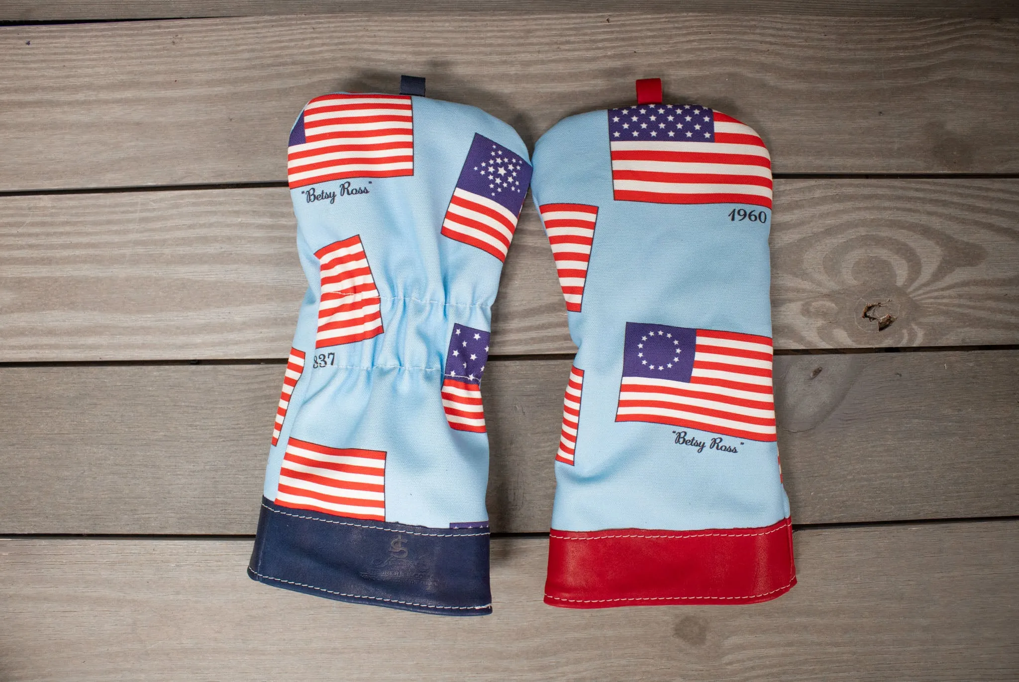 American Flag Head Covers