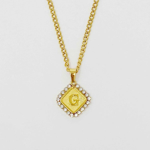 Aztec Delight Initial Necklace