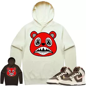 Baroque Brown Dunks Hoodie to Match - ANGRY BAWS BEAR