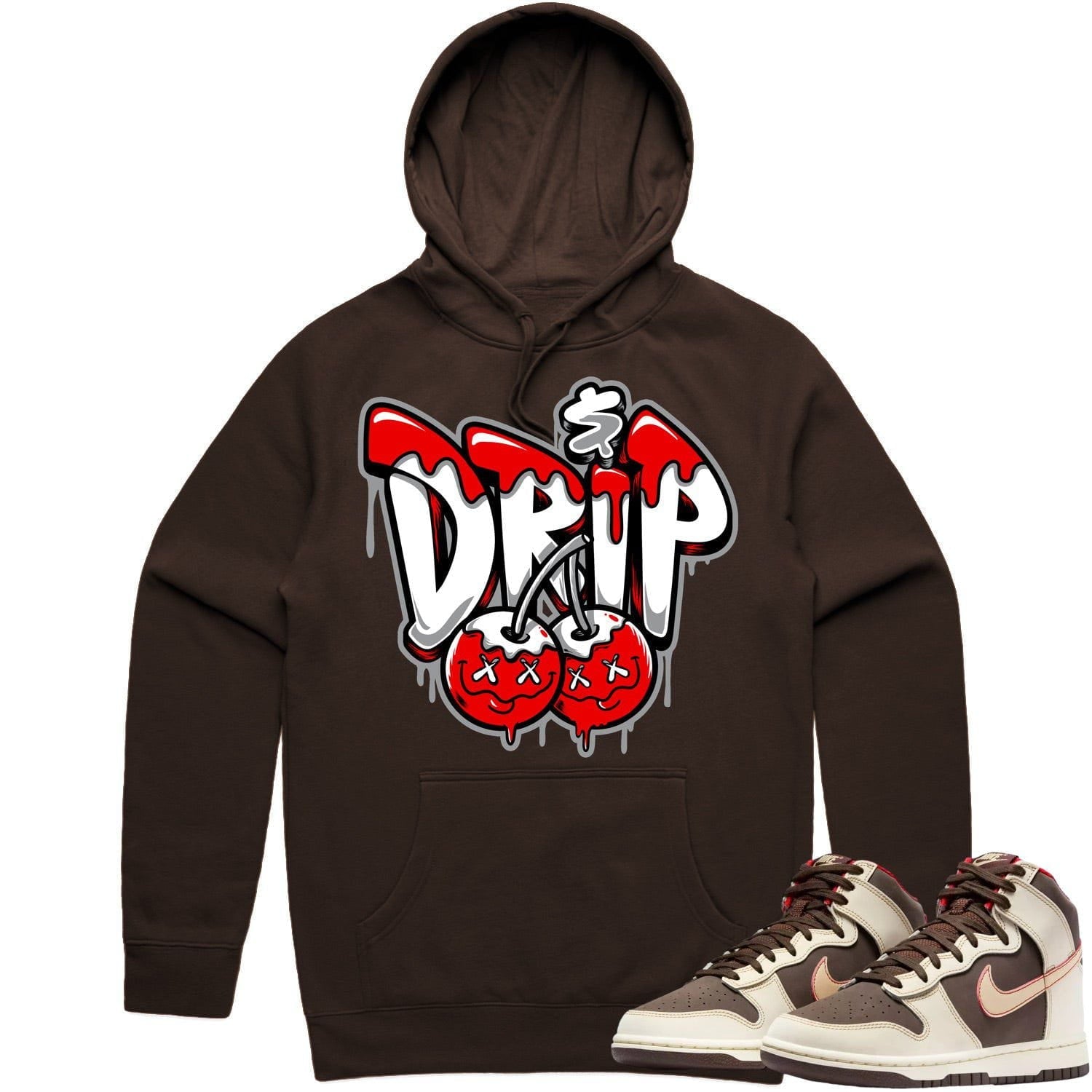 Baroque Brown Dunks Hoodie to Match - RED MONEY DRIP