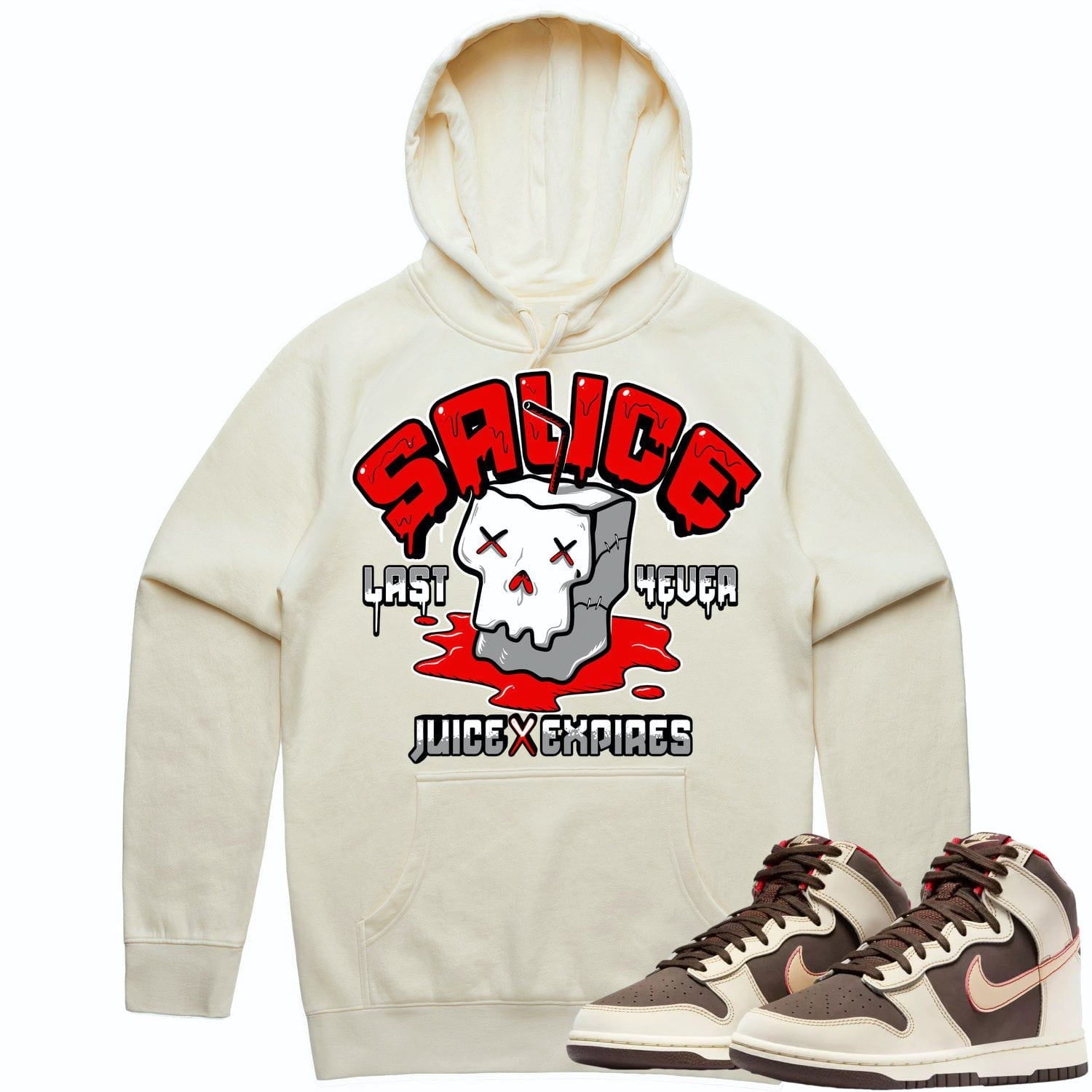 Baroque Brown Dunks Hoodie to Match - RED SAUCE