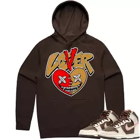 Baroque Brown Dunks Hoodie to Match - WHEAT LOVER LOSER BAWS