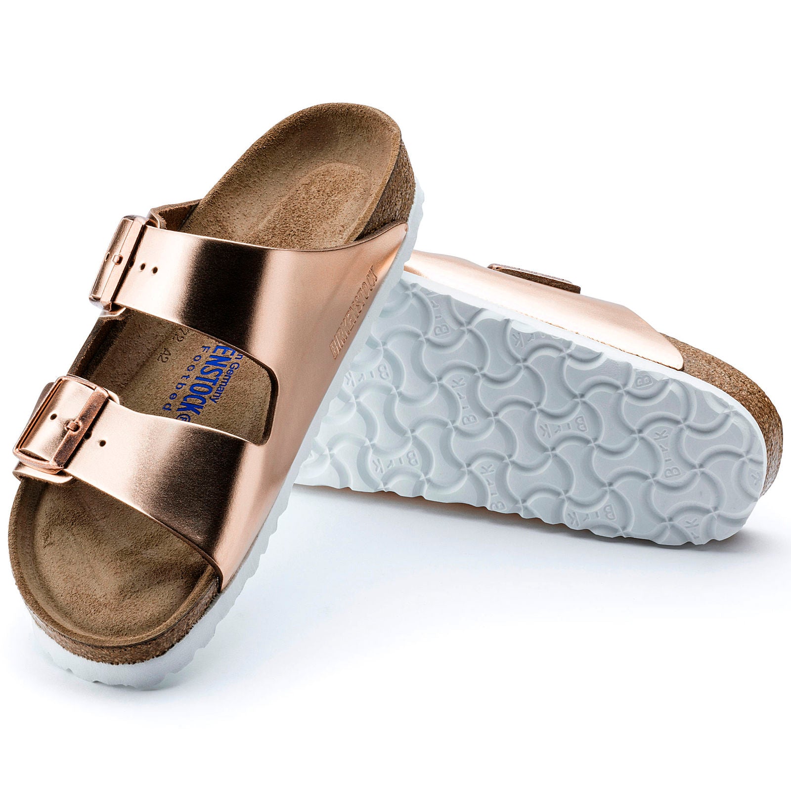 Birkenstock Arizona Soft Footbed - Metallic Leather