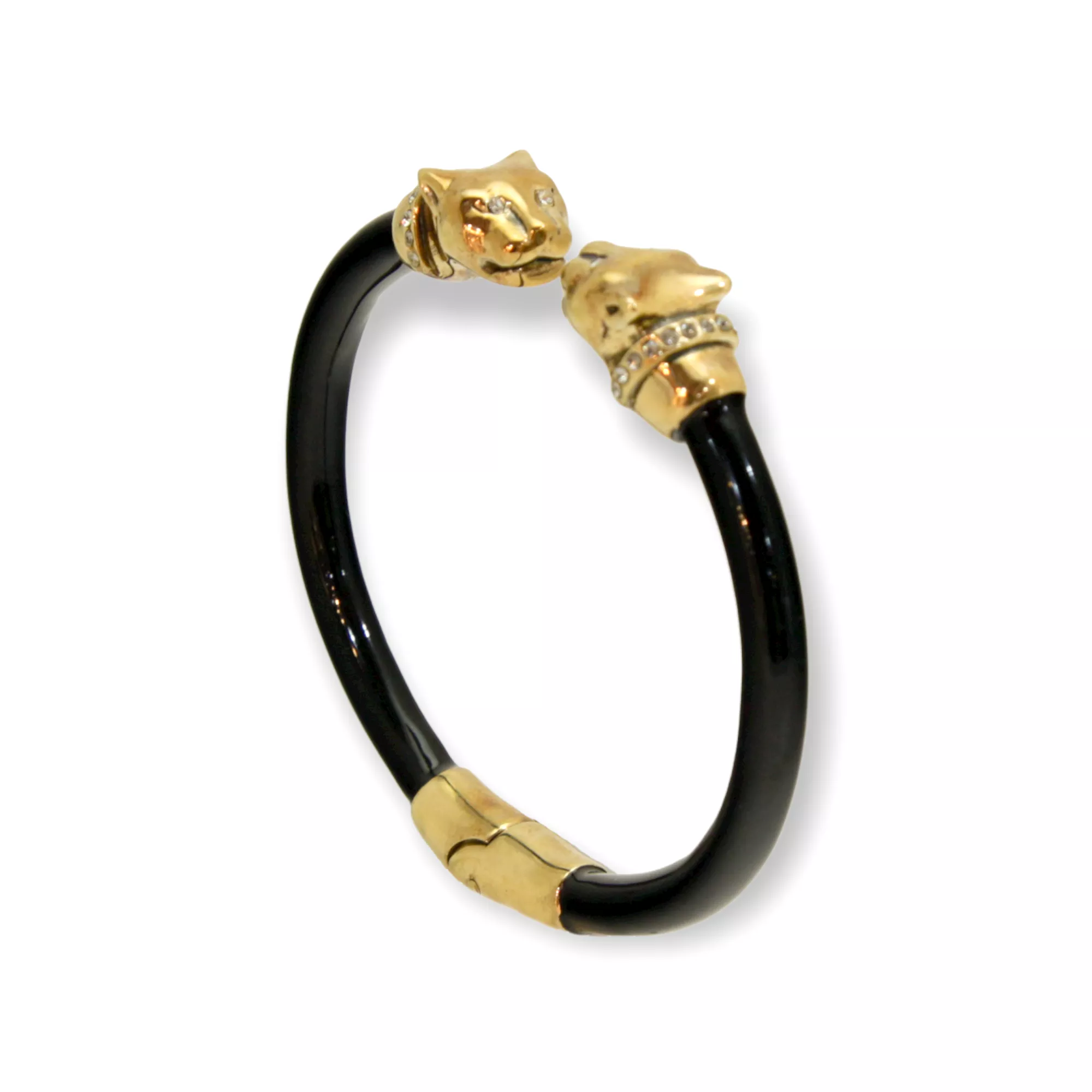 BLACK PANTHER BRACELET MICRO GOLD HEAD