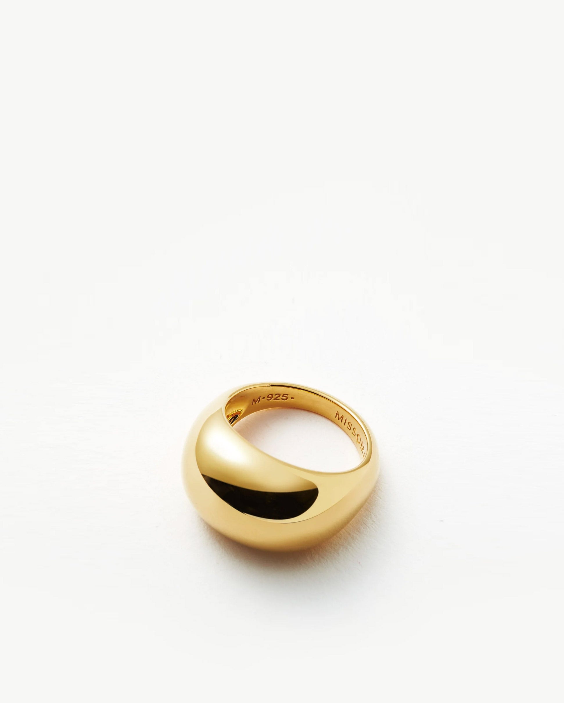 CHUBBY DOME RING / GOLD