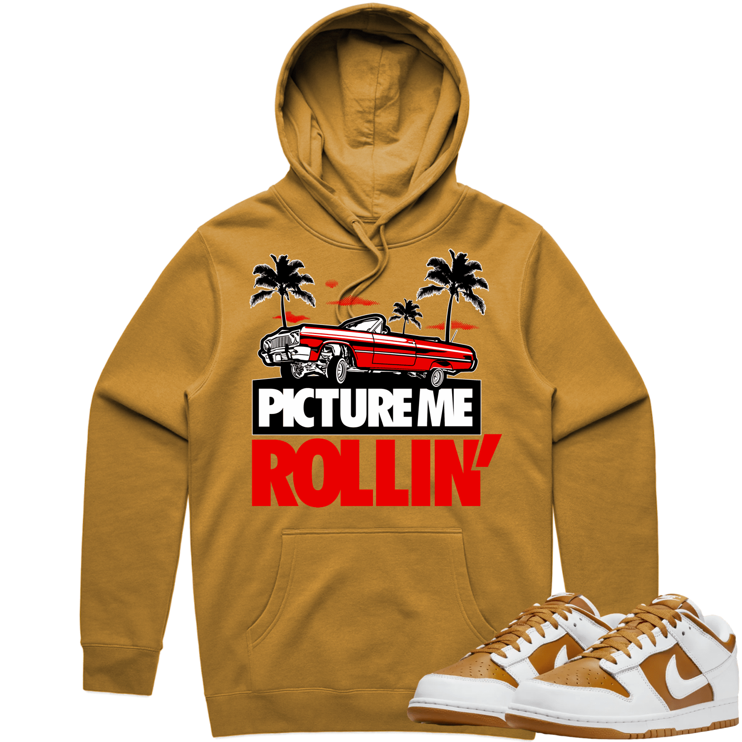 Curry Dunks Hoodie to Match - RED PMR