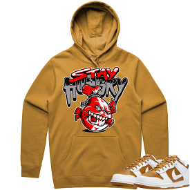 Curry Dunks Hoodie to Match - RED STAY HUNGRY