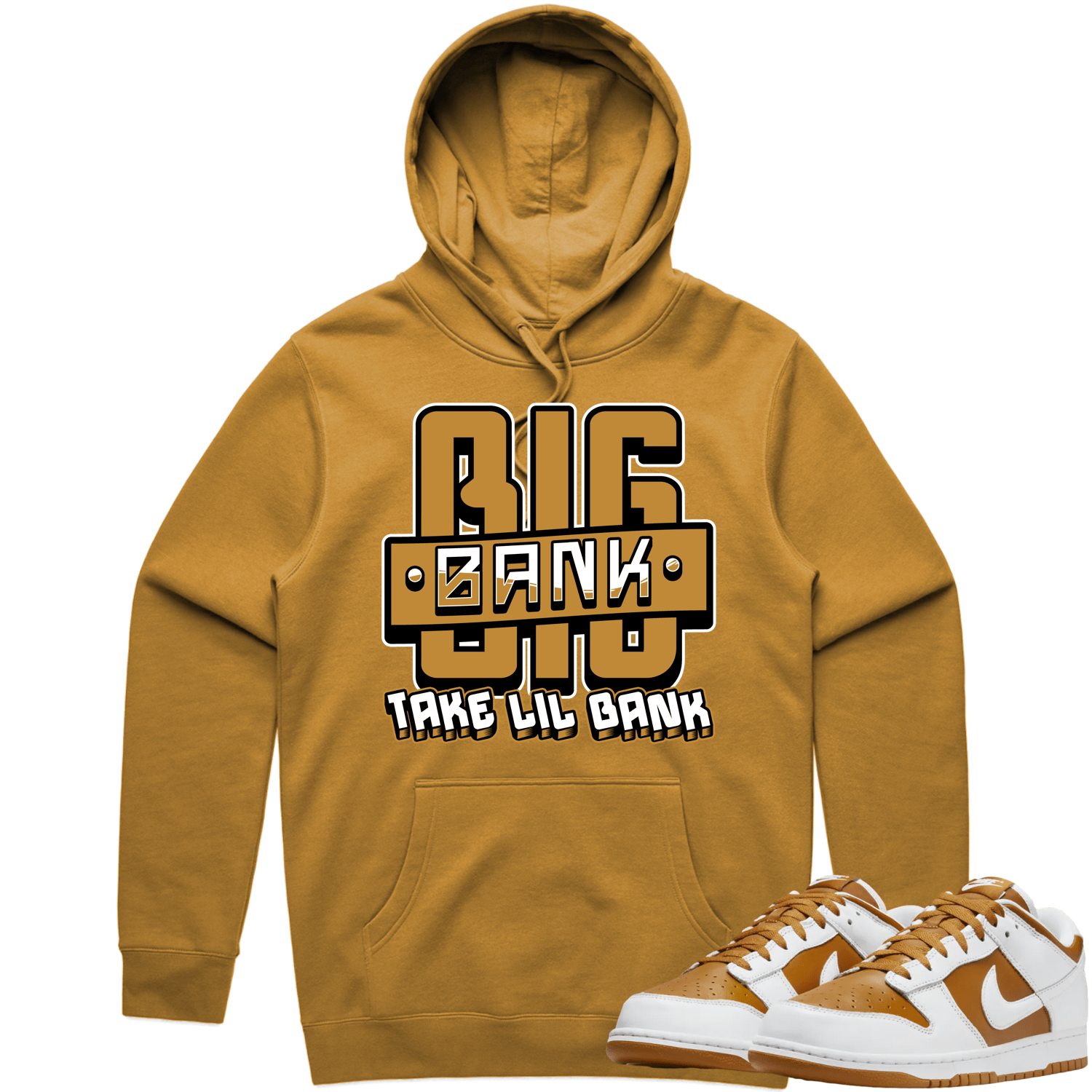 Curry Dunks Hoodie to Match - WHEAT BIG BANK