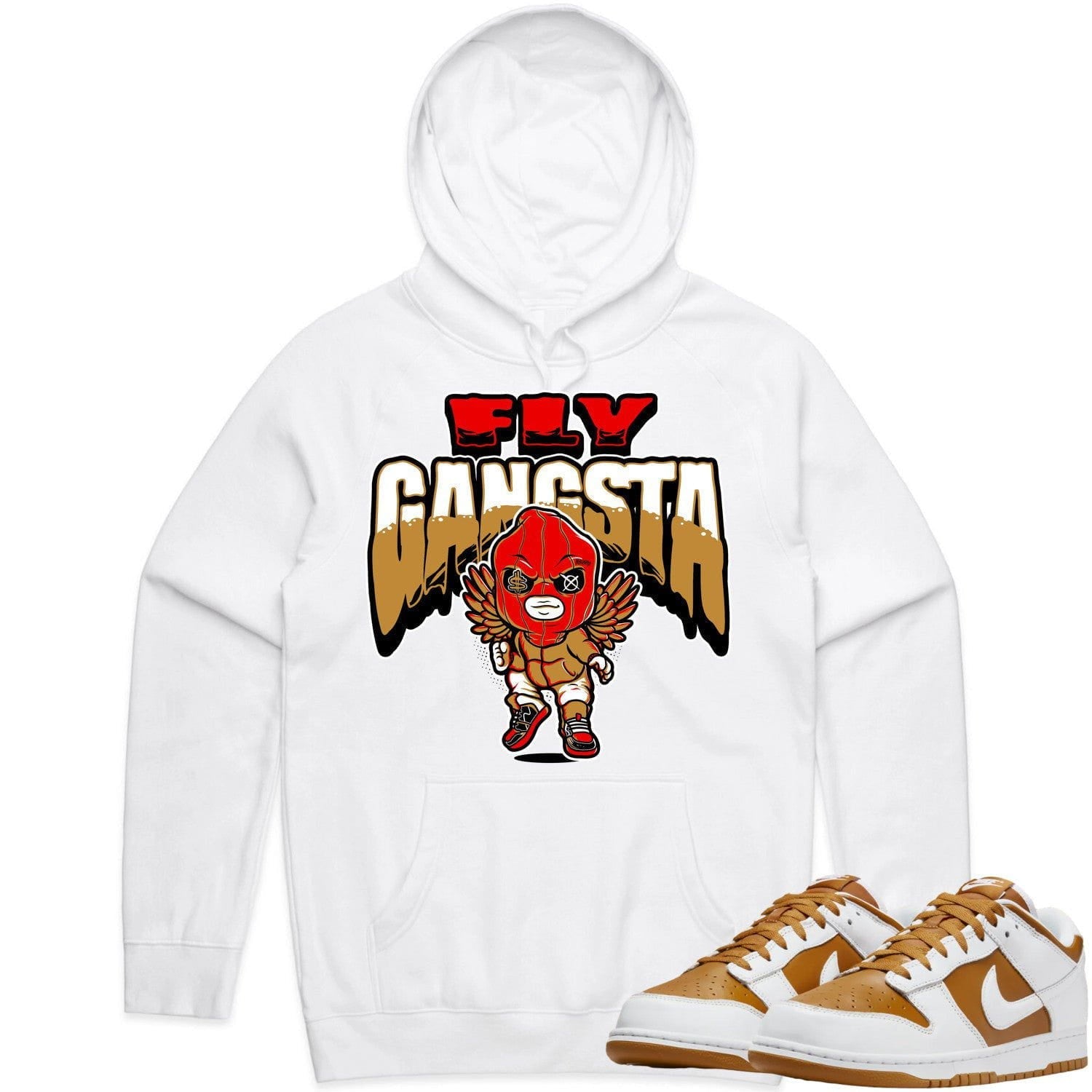 Curry Dunks Hoodie to Match - WHEAT FLY GANGSTA