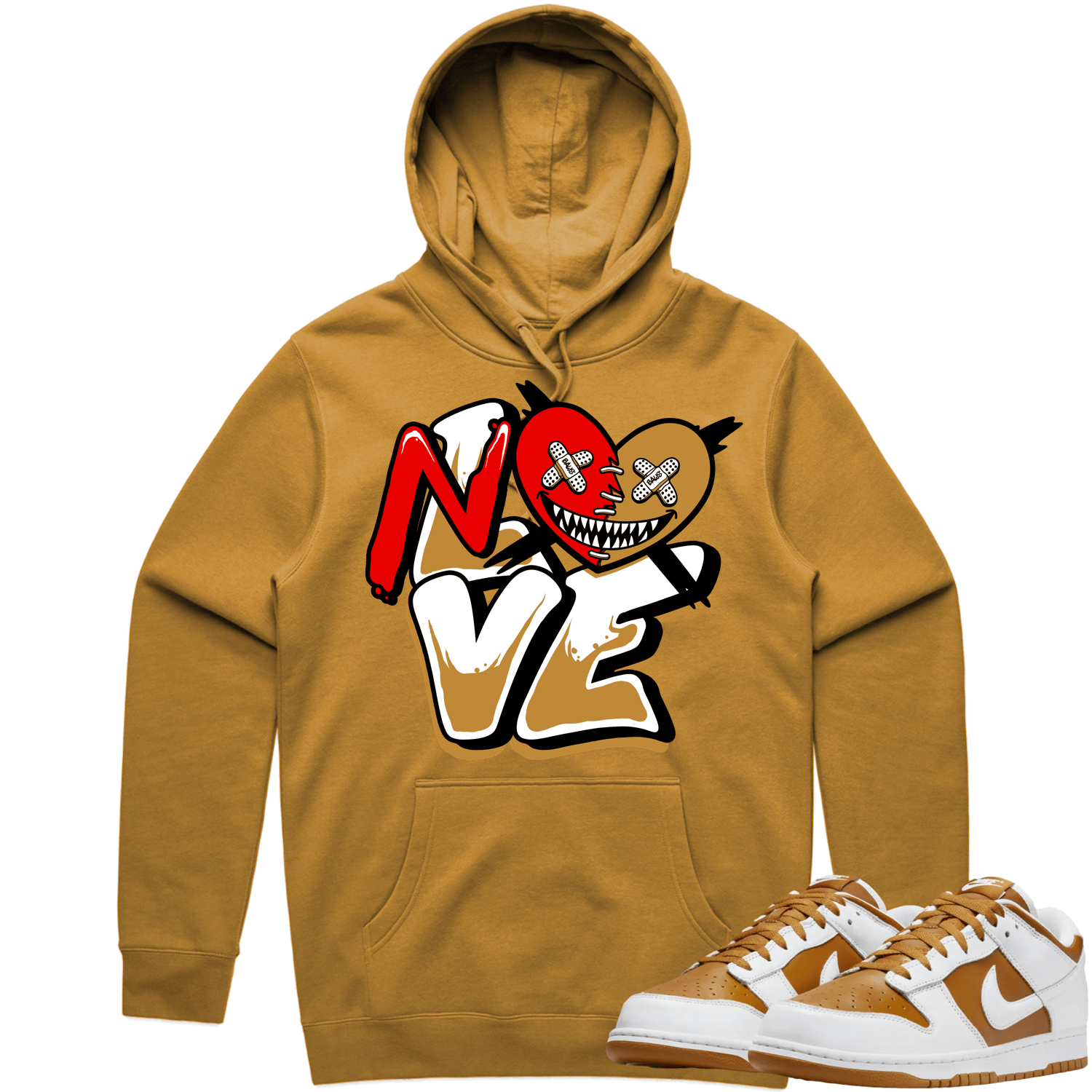 Curry Dunks Hoodie to Match - WHEAT NO LOVE BAWS