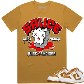 Curry Dunks Shirt to Match - RED SAUCE