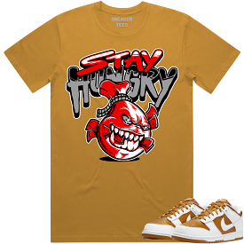 Curry Dunks Shirt to Match - RED STAY HUNGRY