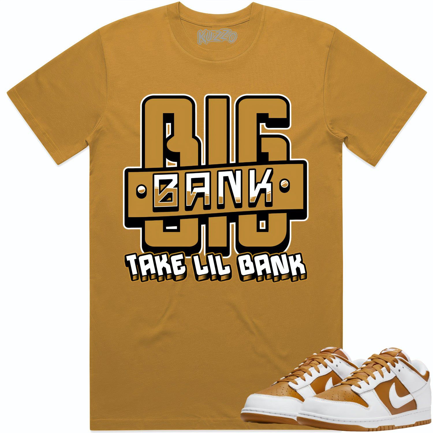 Curry Dunks Shirt to Match - WHEAT BIG BANK