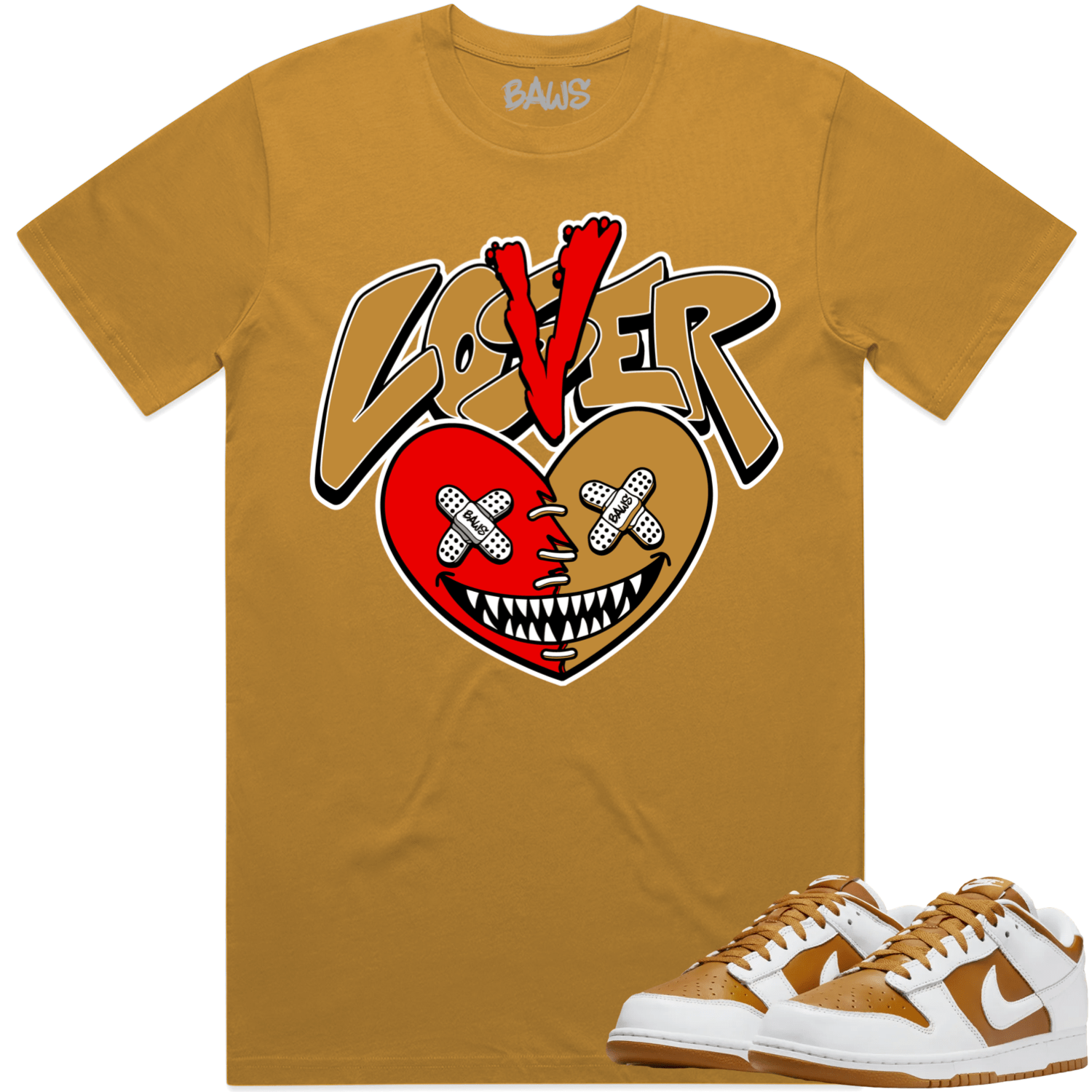 Curry Dunks Shirt to Match - WHEAT LOVER LOSER BAWS