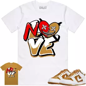 Curry Dunks Shirt to Match - WHEAT NO LOVE BAWS