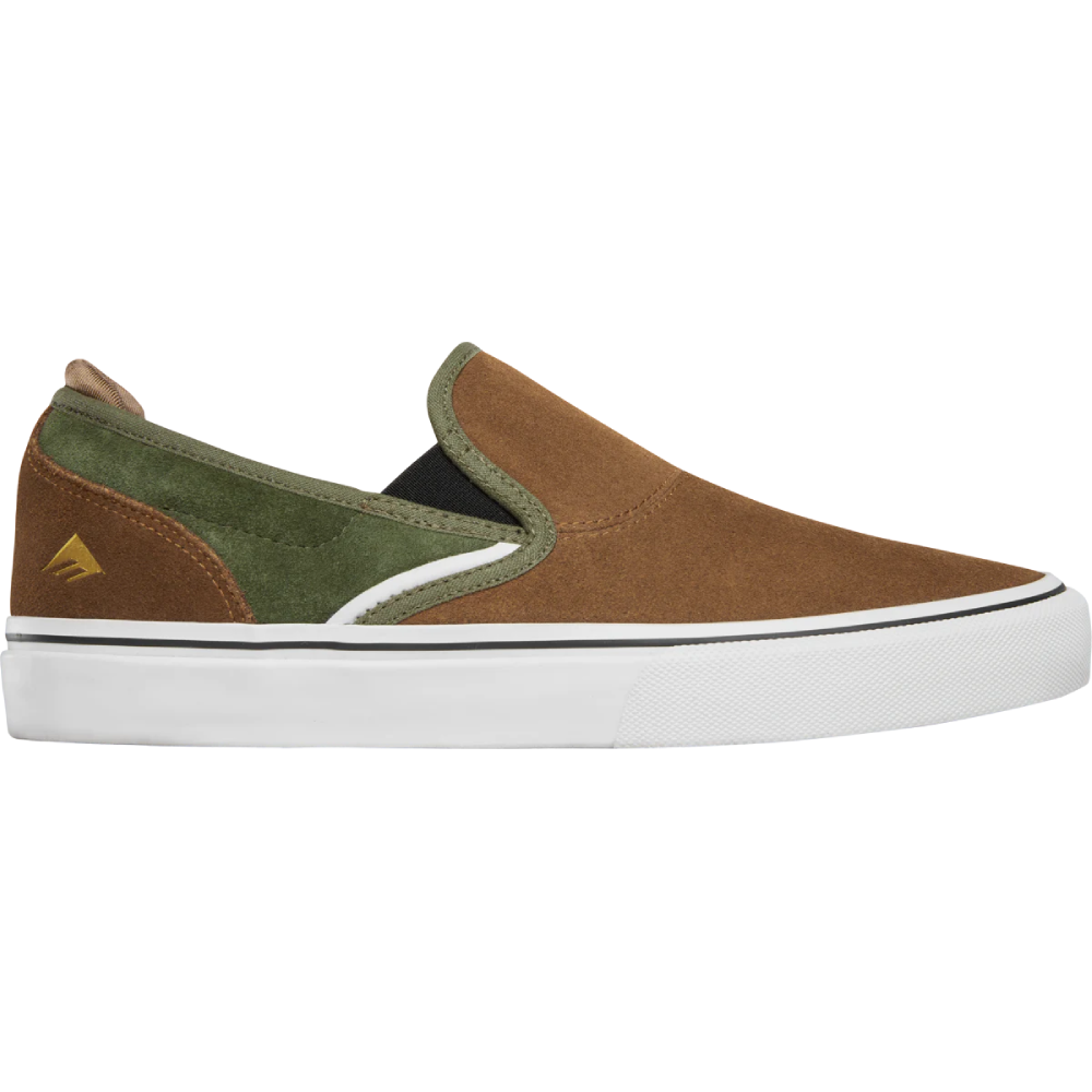 Emerica Wino G6 Slip-On X Wimer Brown / Green