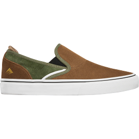 Emerica Wino G6 Slip-On X Wimer Brown / Green