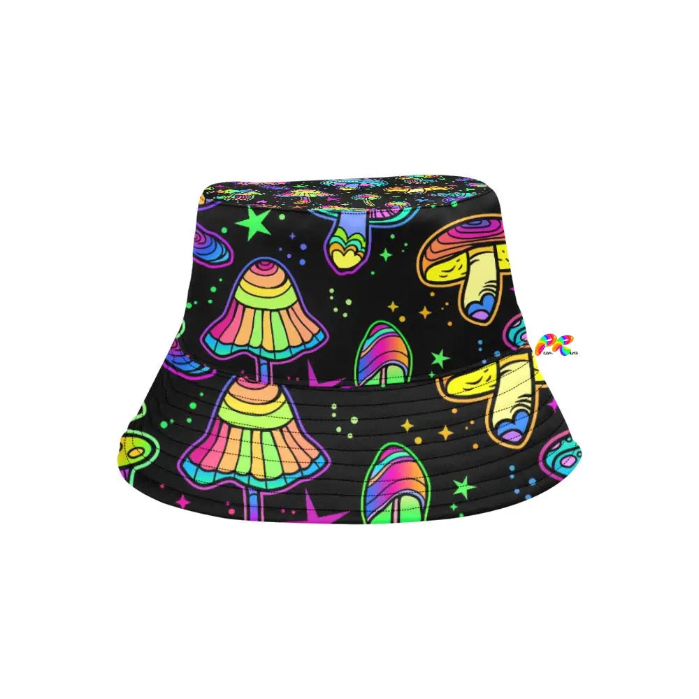 Fungi Dreamscape Rave Bucket Hat