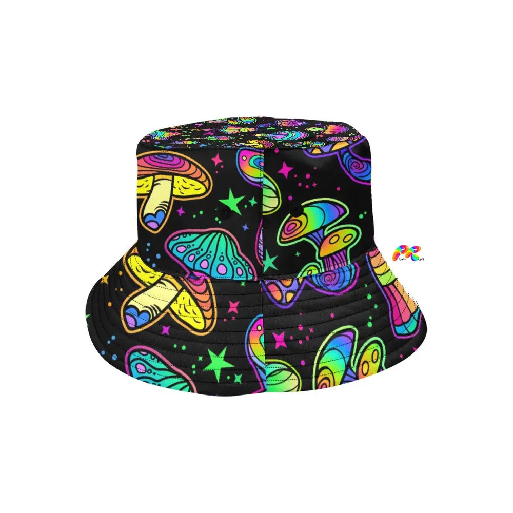 Fungi Dreamscape Rave Bucket Hat