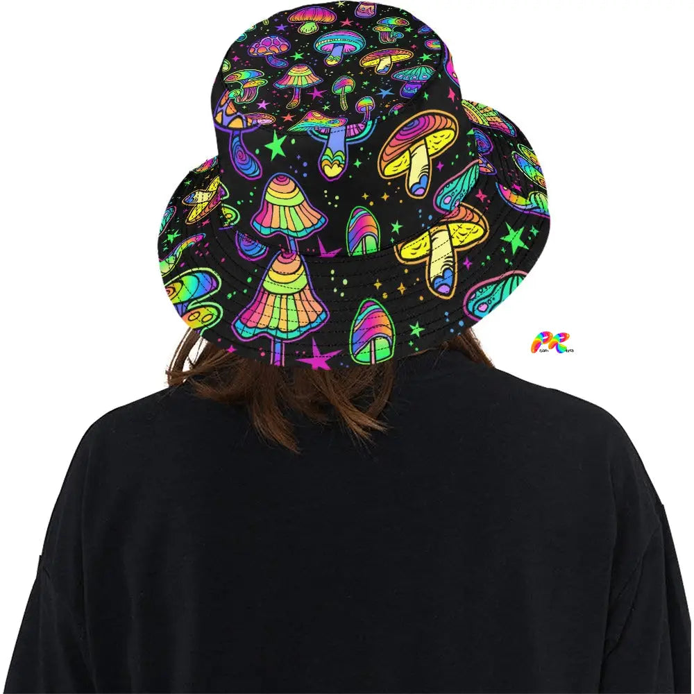 Fungi Dreamscape Rave Bucket Hat