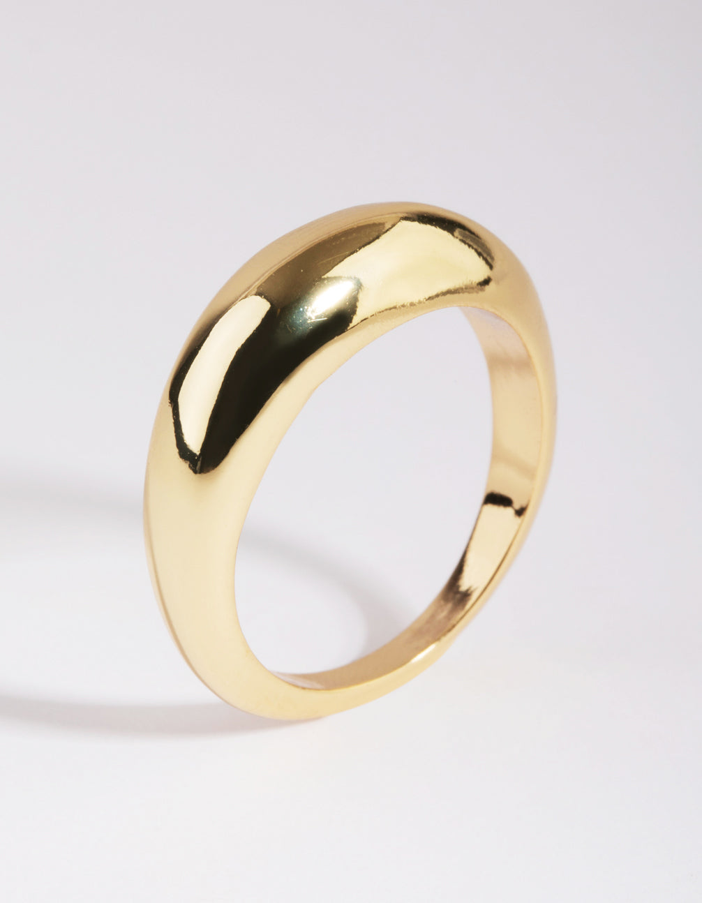 Gold Plated Rounded Ring