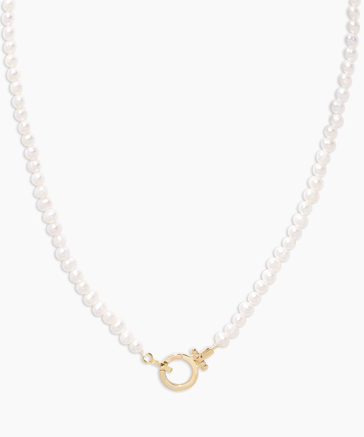 Gorjana Parker Pearl Necklace - Gold