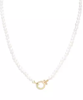 Gorjana Parker Pearl Necklace - Gold