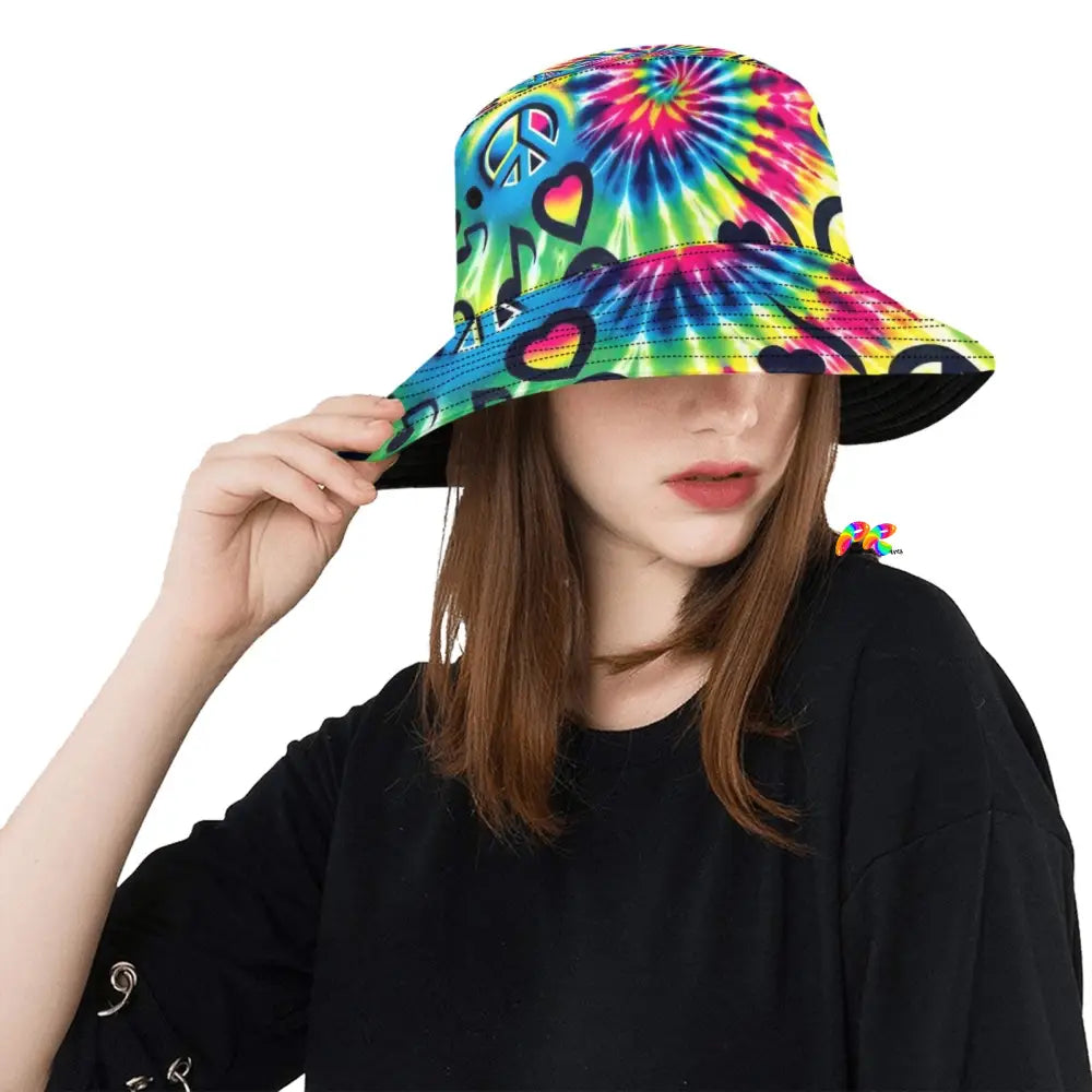 Happy Vibes Rave Bucket Hat