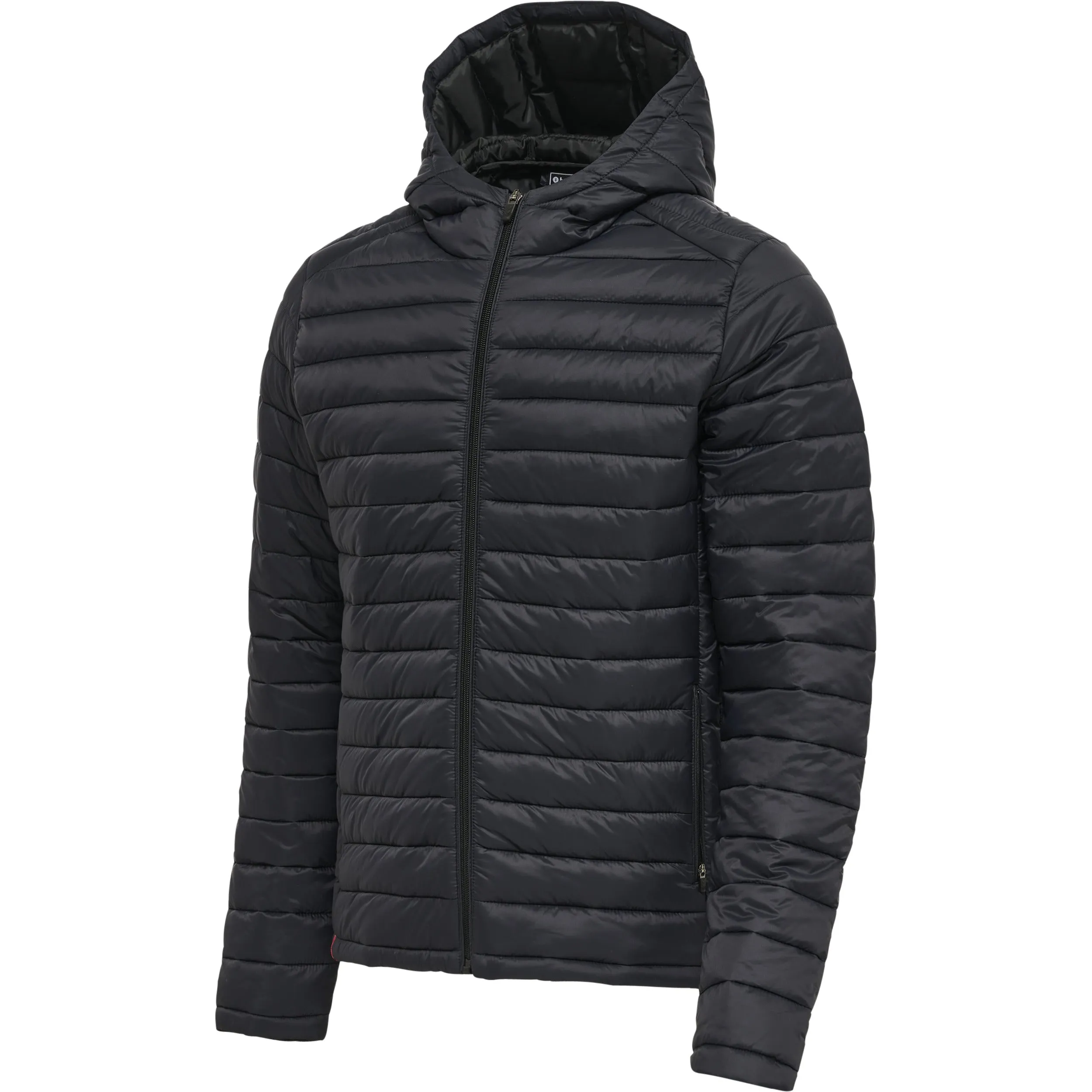 Hummel Men's Red Quilted Hood Jacket