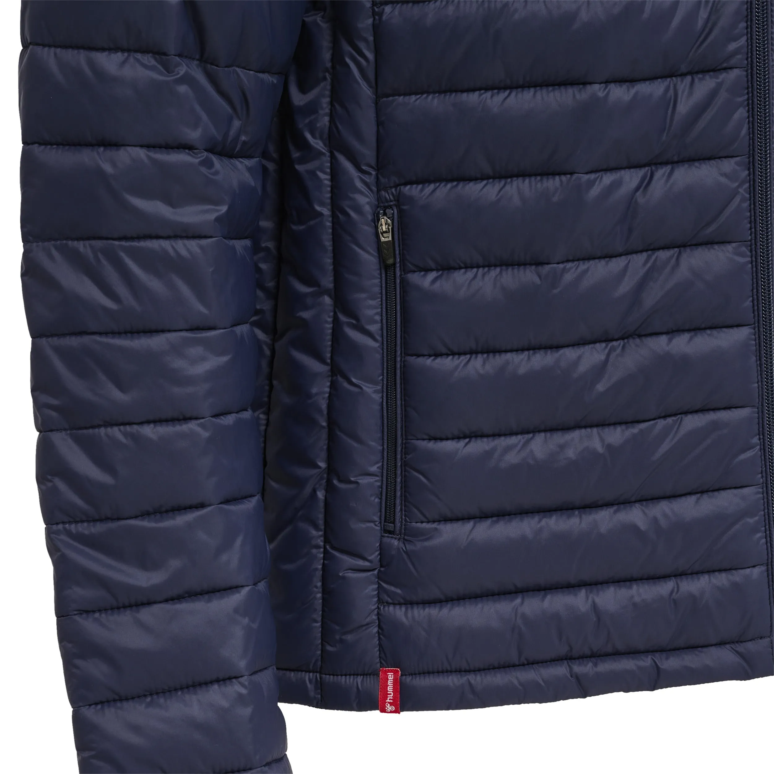 Hummel Men's Red Quilted Hood Jacket