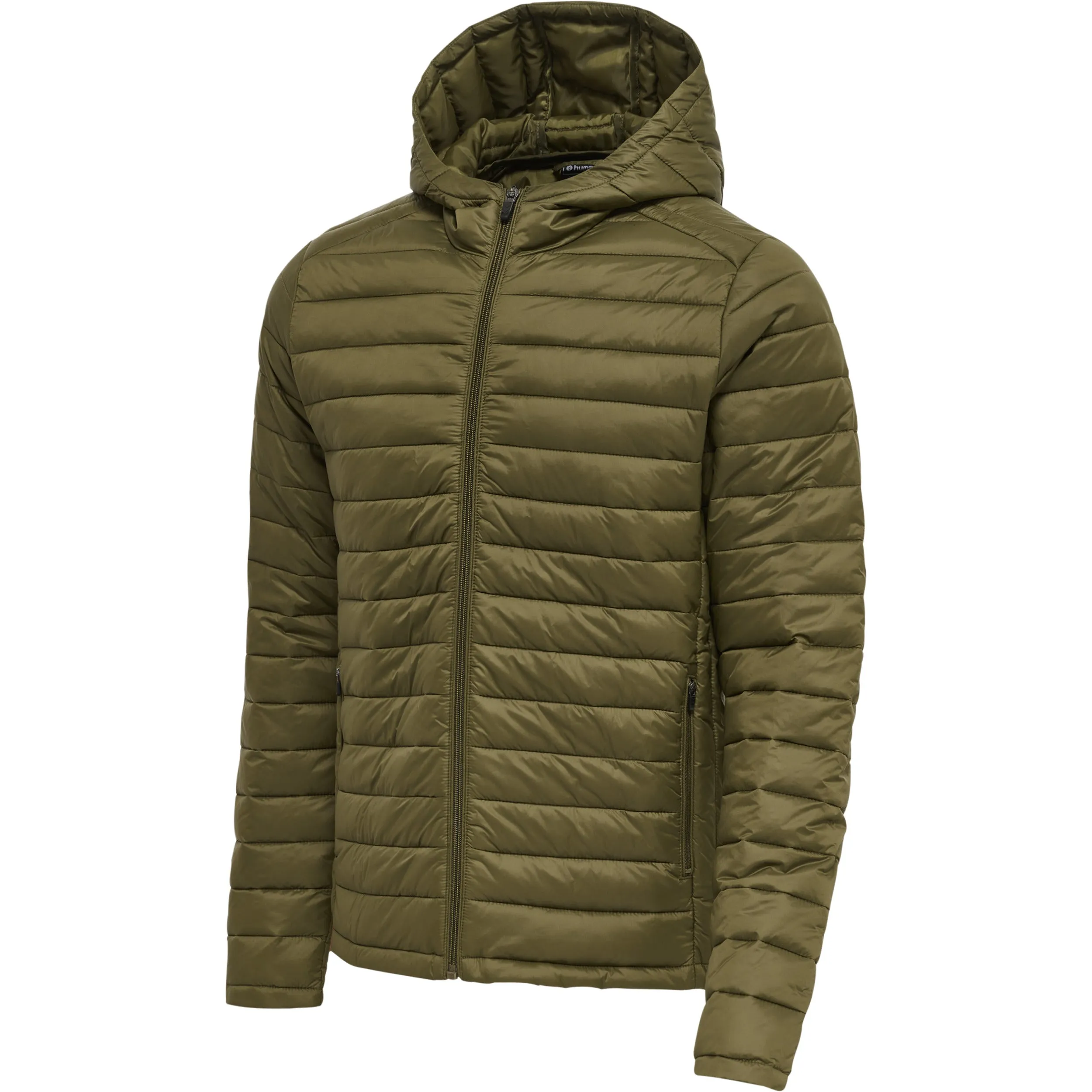 Hummel Men's Red Quilted Hood Jacket