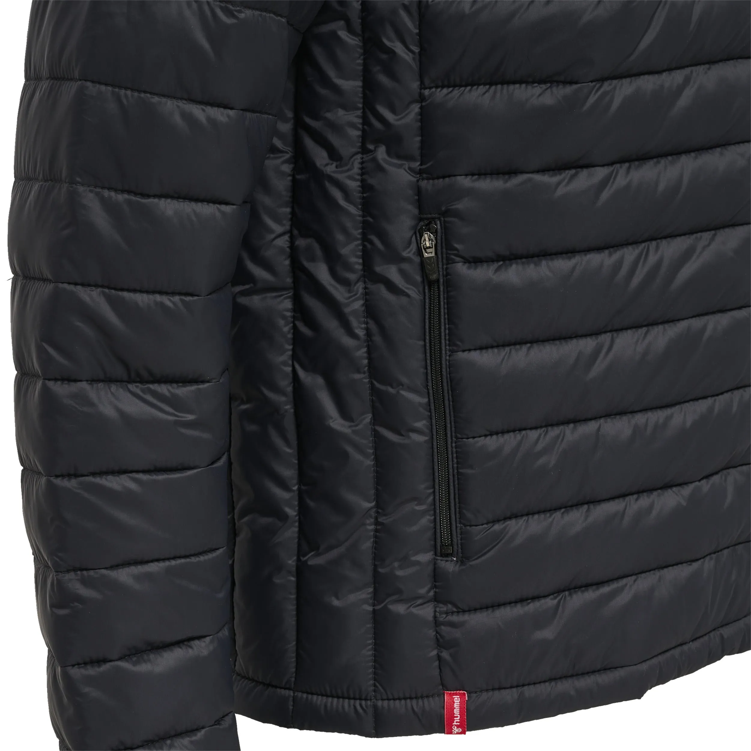 Hummel Men's Red Quilted Hood Jacket