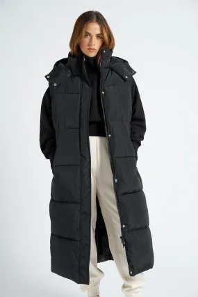 Jackets & Coats | Longline Puffer Gilet | Urban Bliss