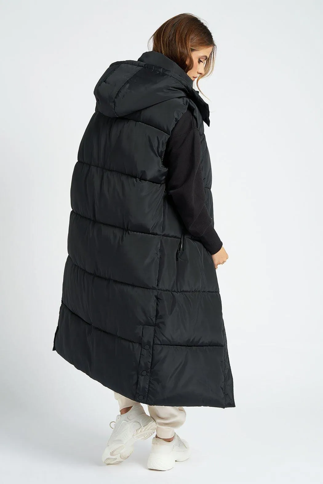 Jackets & Coats | Longline Puffer Gilet | Urban Bliss