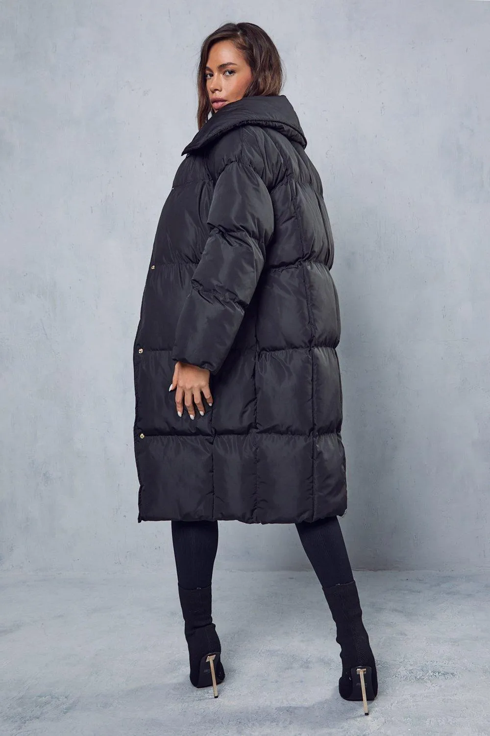 Jackets & Coats | Oversized Longline Puffer Coat | MissPap