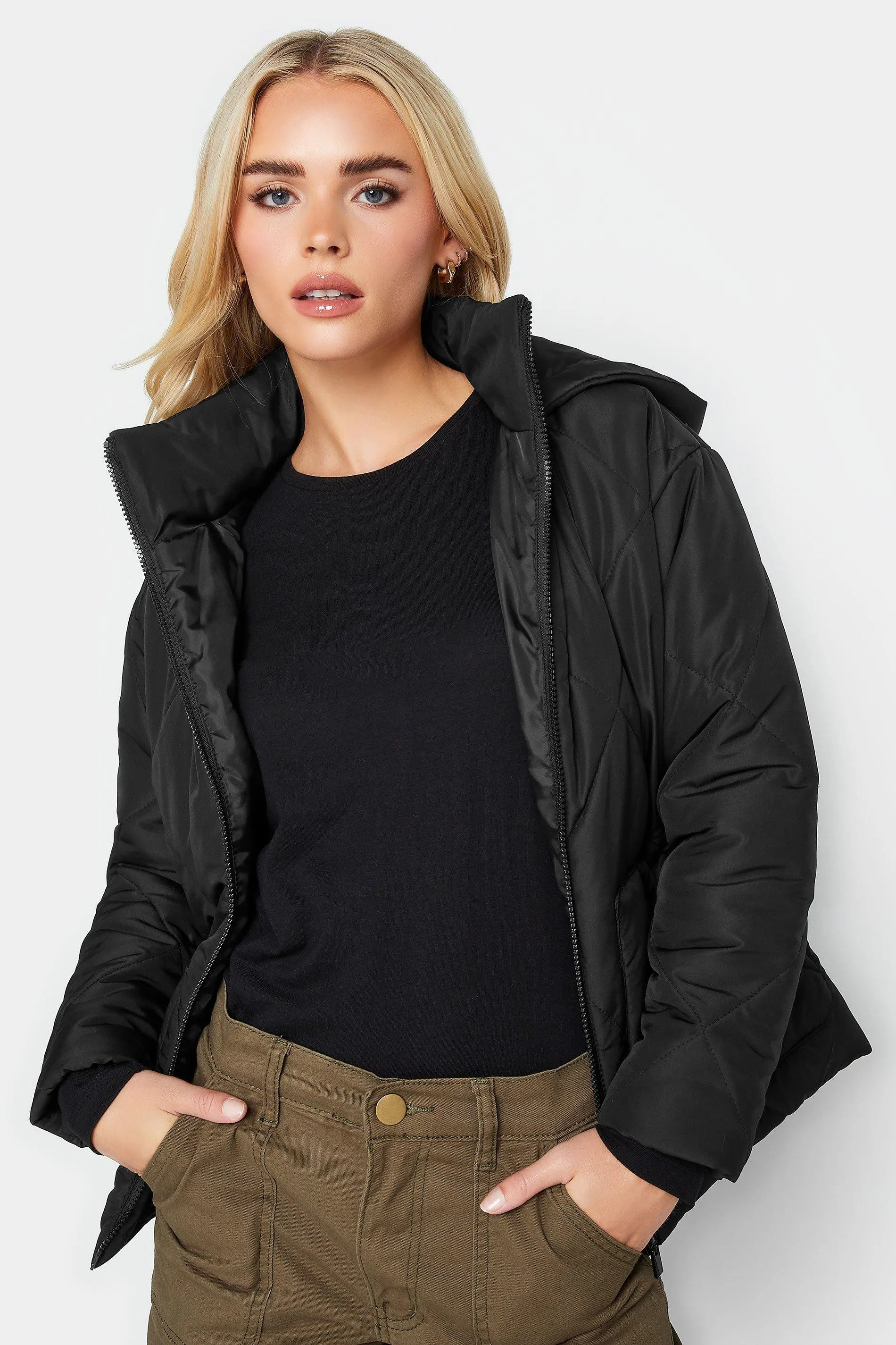 Jackets & Coats | Petite Quilted Puffer Jacket | PixieGirl