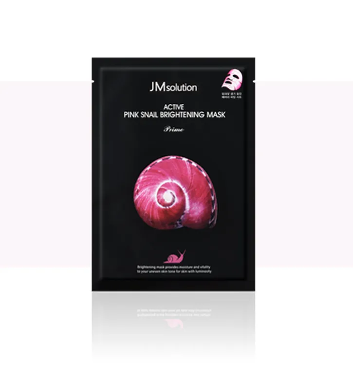 JM Solution Active Pink Snail Brightening Mask - 10 Sheets