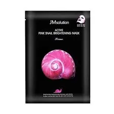 JM Solution Active Pink Snail Brightening Mask - 10 Sheets