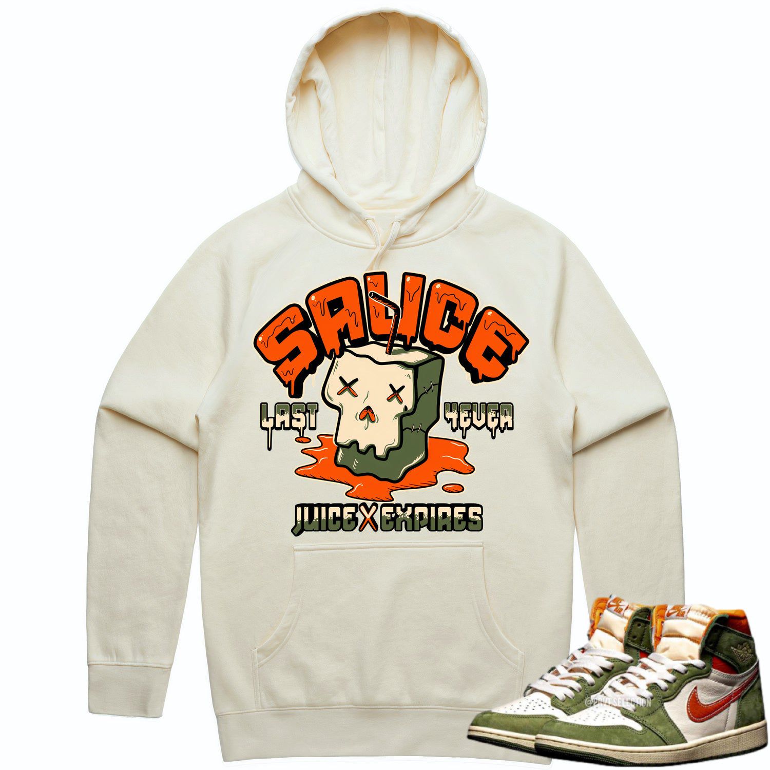 Jordan 1 Celadon 1s Hoodie to Match - CELADON SAUCE