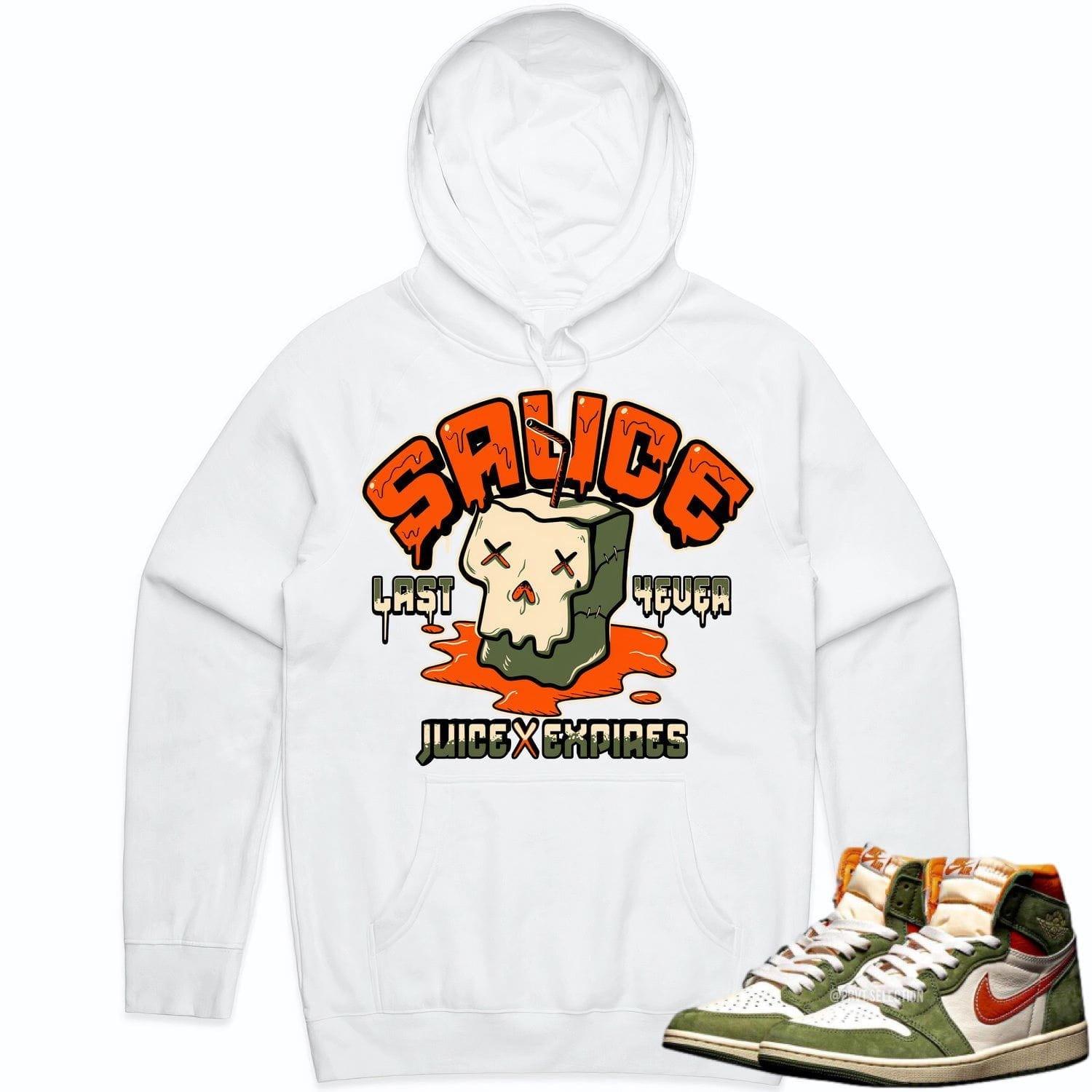 Jordan 1 Celadon 1s Hoodie to Match - CELADON SAUCE