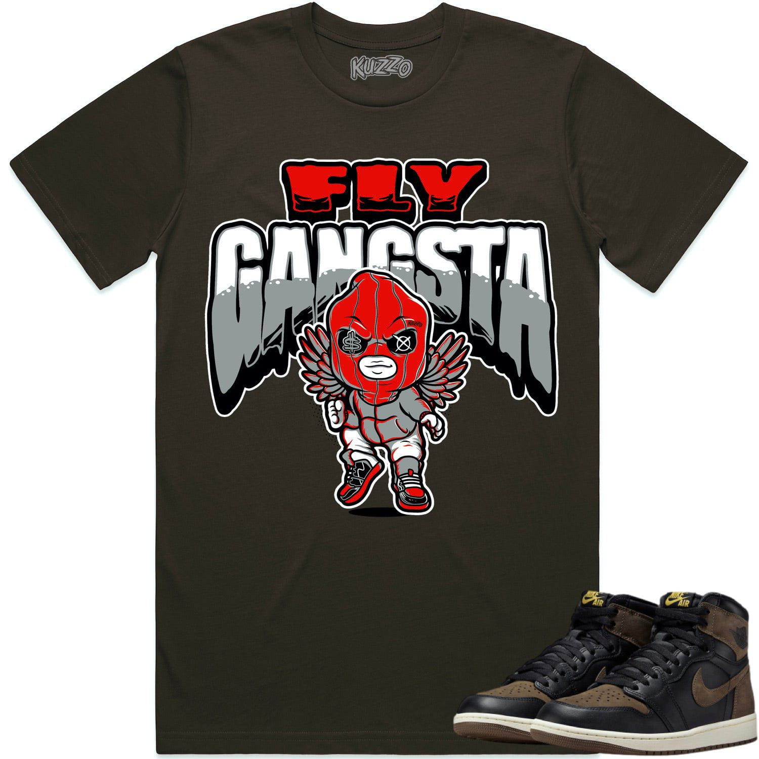 Jordan 1 Palomino 1s Shirt to Match - RED FLY GANGSTA