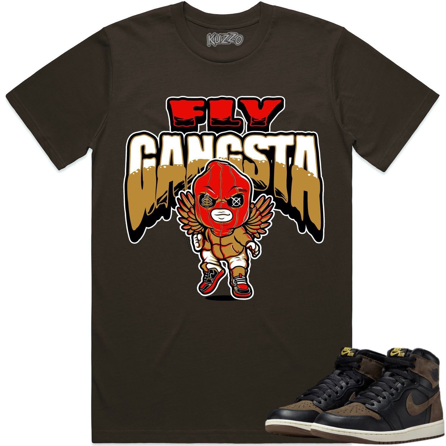 Jordan 1 Palomino 1s Shirt to Match - WHEAT FLY GANGSTA