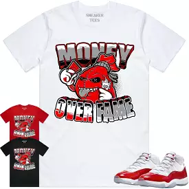 Jordan 11 Cherry 11s Shirt to Match - RED MOF