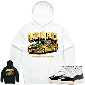 Jordan 11 Gratitude 11s Hoodie to Match - GOLD METALLIC PAID