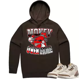 Jordan 3 Palomino 3s Hoodie to Match - RED MOF