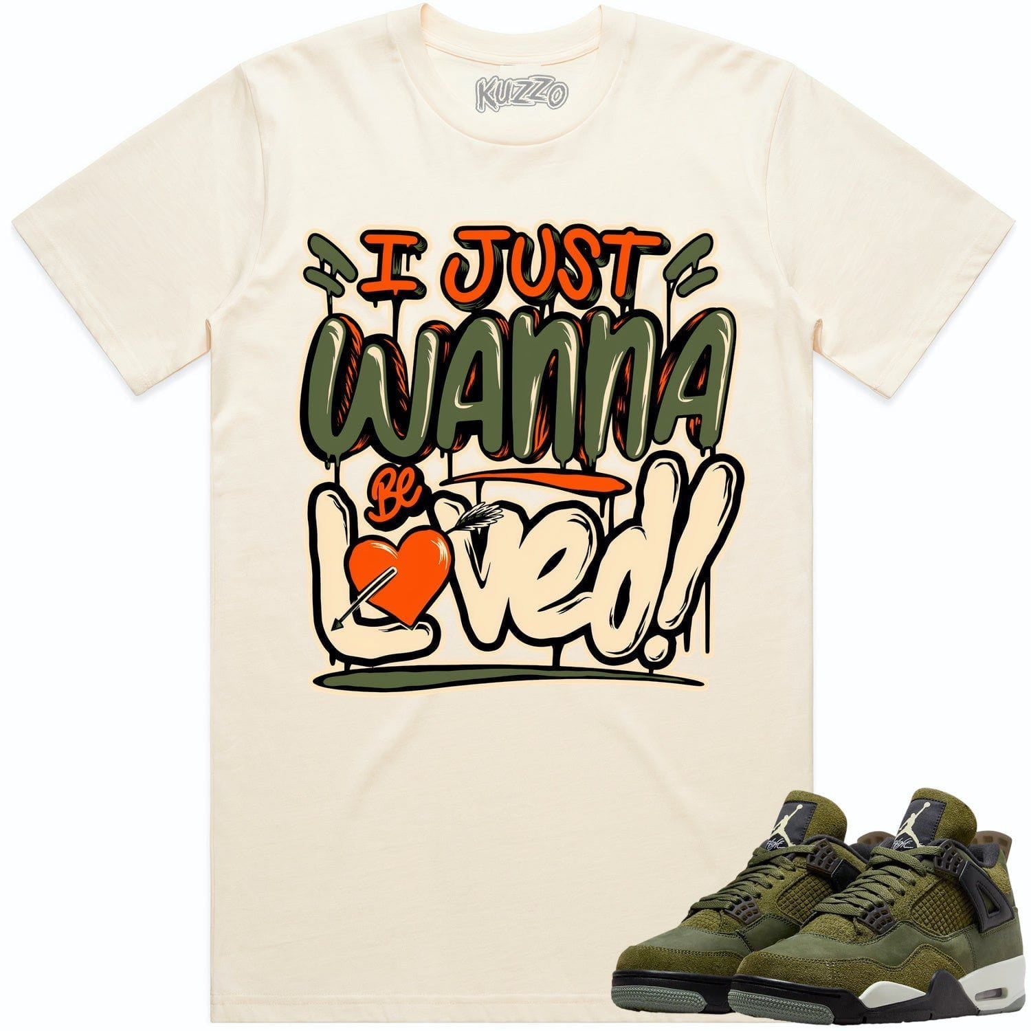 Jordan 4 Craft Olive 4s Shirt to Match - CELADON LOVED